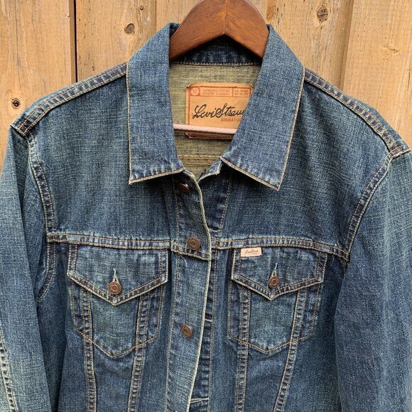 Vintage Levi Strauss Sample Jacket Denim Jacket Large - Picture 1 of 5